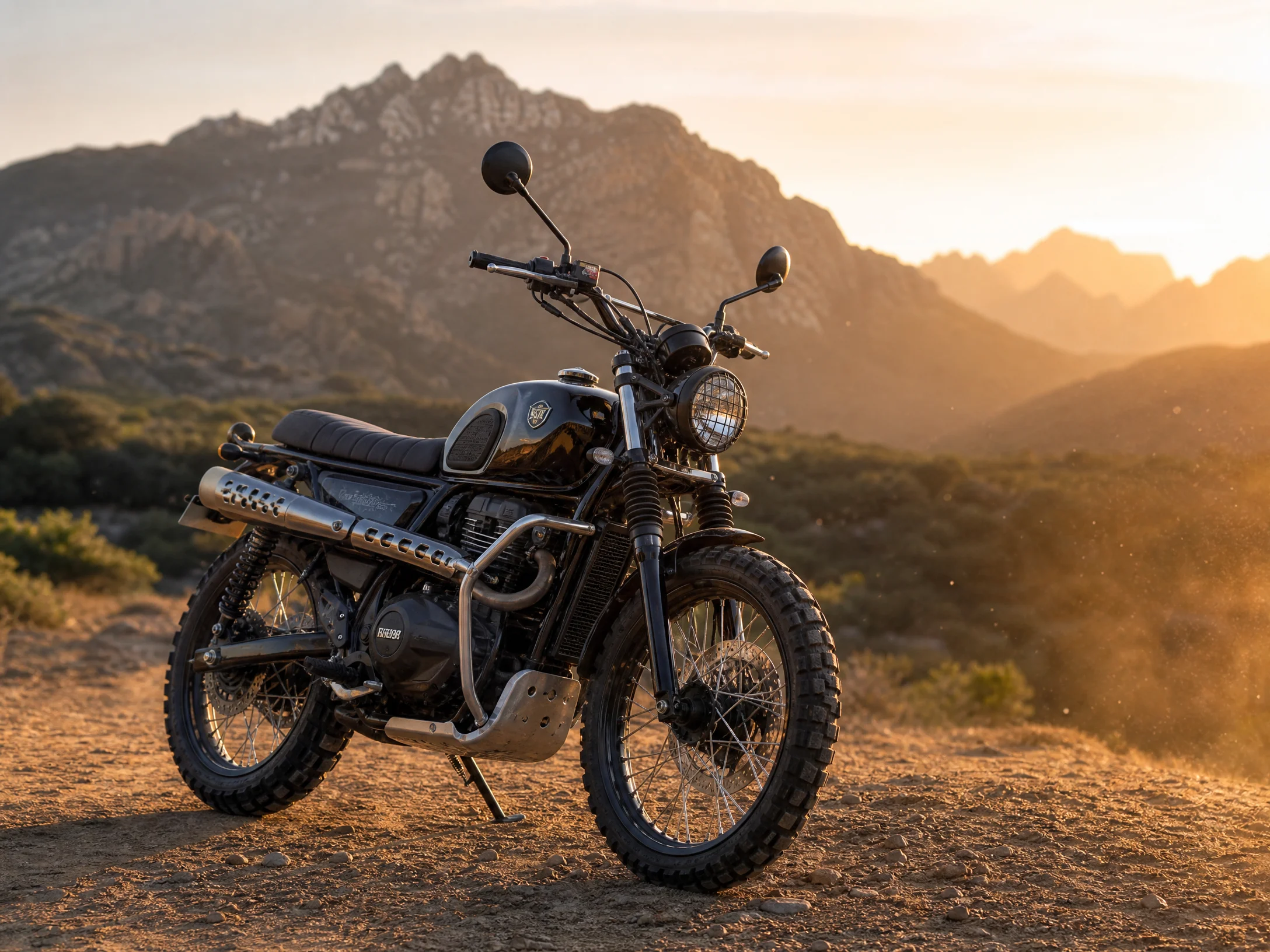 越野风格Scrambler改装机车